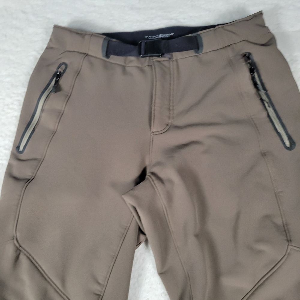 Columbia Titanium Softshell Pants Men 32x30 Brown OmniShield Fleece Lined Hiking - Picture 2 of 16